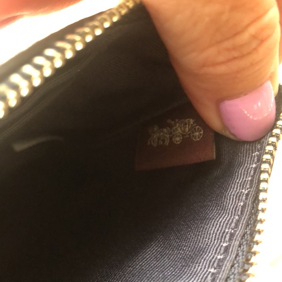 Coach Rose Queen Corner Zip Wristlet NWT - Picture 8 of 8